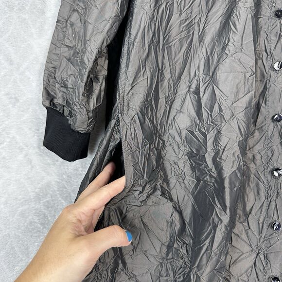 Alembika Matching Set Sz 2 M/L Gray Black Jacket Tank Top Langelook Cyberpunk - Picture 4 of 15